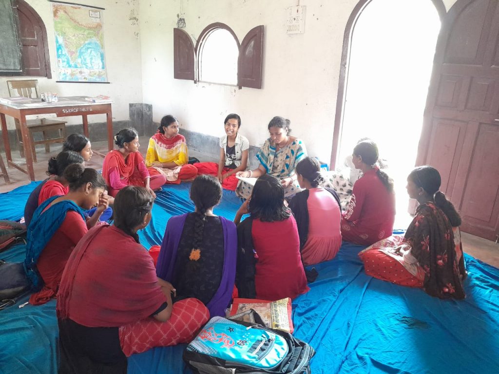 Kishori Bahini meeting at Herembagopalpur