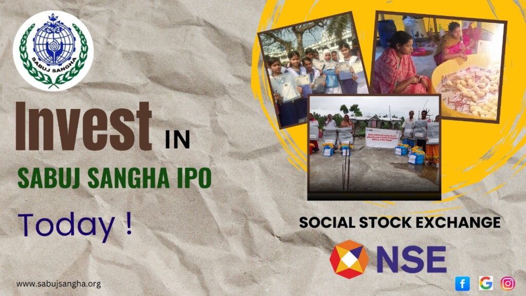 Learn about Sabuj Sangha IPO on NSE Social Stock Exchange, its objectives, investment process, and how it supports social enterprises in India.